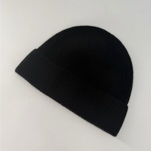 Cos Black 100% Cashmere Beanie Unisex